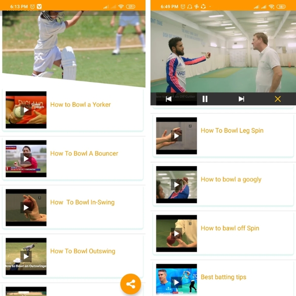 Cricket Coaching apps learn cricket