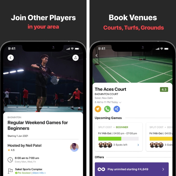 Sportido apps partners cricket pitches
