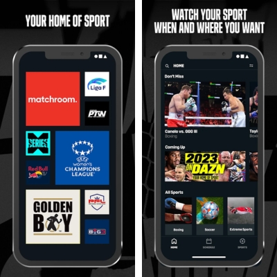 DAZN apps live boxing