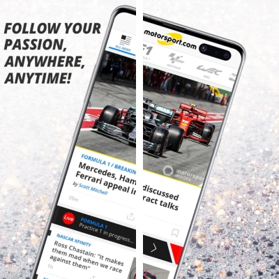 Motorsport.com apps live motorsport