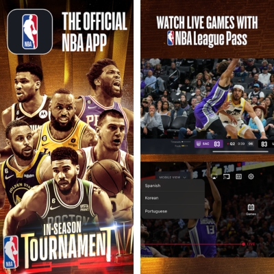 apps live basketball NBA
