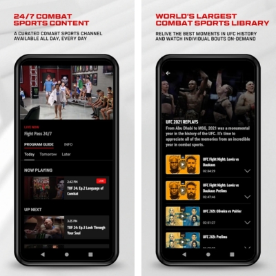 UFC apps live MMA