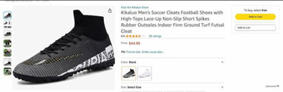 Cleats accessories play soccer